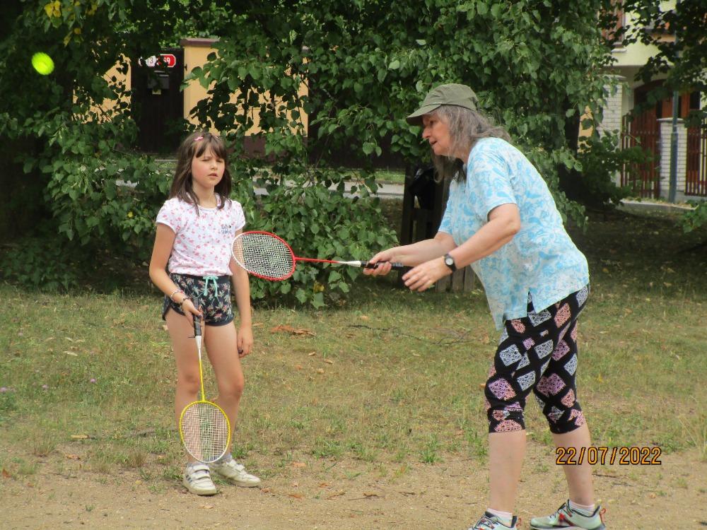 učíme se badminton 