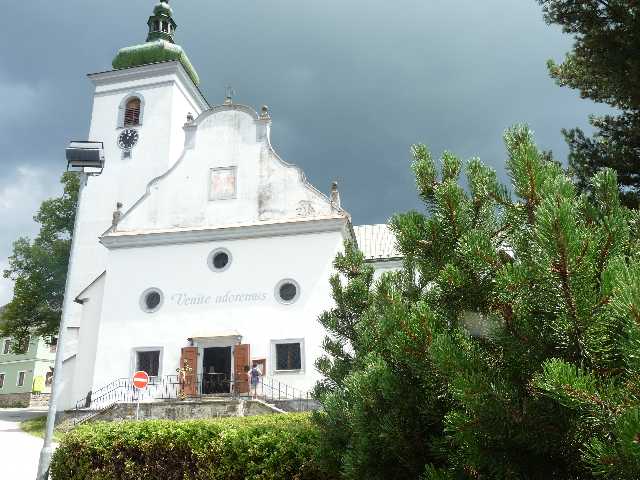 Volary - kostel sv. Kateřiny ze strany